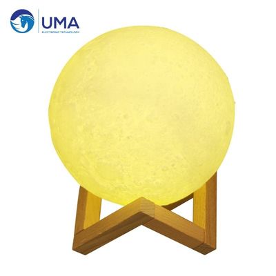 2700K LED 달 우주 램프 환경 PLA 3D 인쇄 12cm x 15cm Null 디자인 스타일