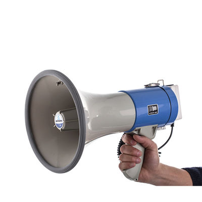 1500m까지의 야외 범위 사이렌 녹음과 블루투스 120초와 함께 50W 메가폰
