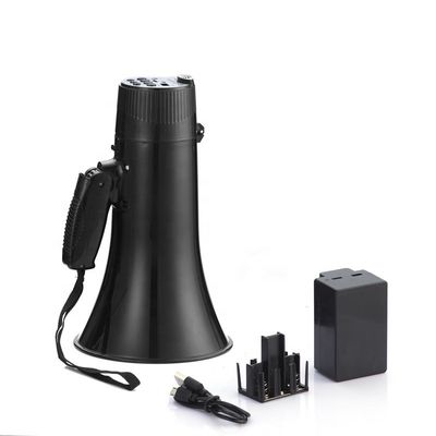 스포츠 구조 40W USB/SD/AUX 녹음 시렌 메가폰 내장 마이크