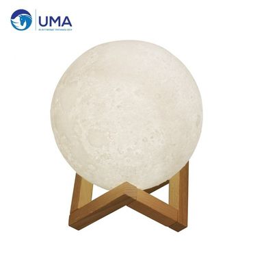 2700K LED 달 우주 램프 환경 PLA 3D 인쇄 12cm x 15cm Null 디자인 스타일