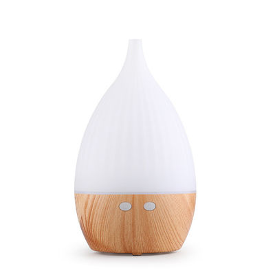 초음파 수습기 2022 데스크톱 5V 휴대용 USB 나무 곡물 에센셜 오일 디퓨저 160ml LED 라이트