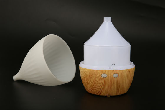 초음파 수습기 2022 데스크톱 5V 휴대용 USB 나무 곡물 에센셜 오일 디퓨저 160ml LED 라이트