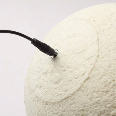 디밍 가능한 터치 제어 원격 PLA 3D 프린팅 달 램프 수명 10000 시간