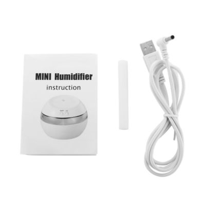 3W 휴대용 130ml 나무 곡물 미니 초음파 원자화기 USB 공기 습기