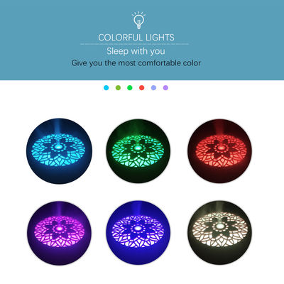 500ml 가구용 나무 및 유리 에센셜 오일 아로마 디퓨저, 리모컨 및 RGB LED 라이트