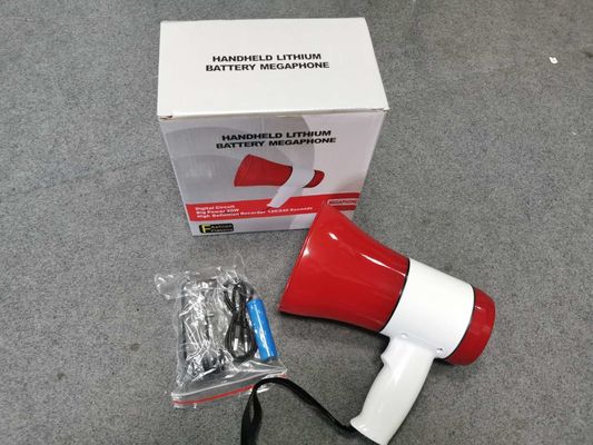 619U BT 휴대용 블루투스 무선 메가폰 USB 지원 및 내장 마이크