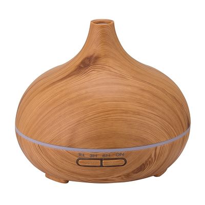550ml 에센셜 오일 아로마테라피 디퓨저 가택용 앱 제어 12W 파워 목재 톱