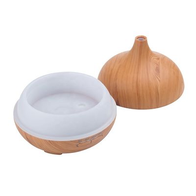 550ml 에센셜 오일 아로마테라피 디퓨저 가택용 앱 제어 12W 파워 목재 톱