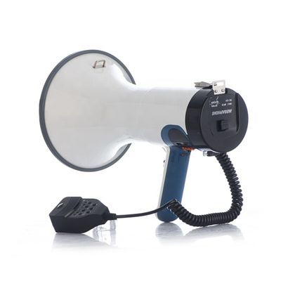 캐비닛 재료 플라스틱 100W USB/AUX/SD 지원된 큰 소리 힐러 스피커 메가폰 재충전