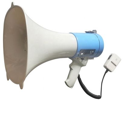 80W 고전력 휴대용 메가폰 어깨띠 배터리 가동 휴대용 가벼운