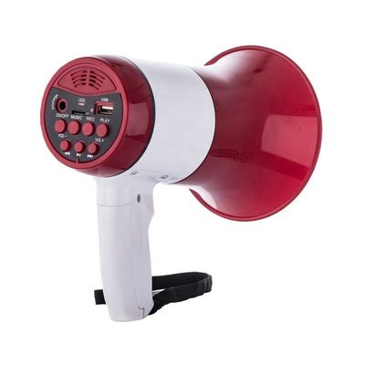 휴대용 오디오 플레이어용 액티브 30W 휴대용 재충전 가능한 USB/TF 휴대용 메가폰